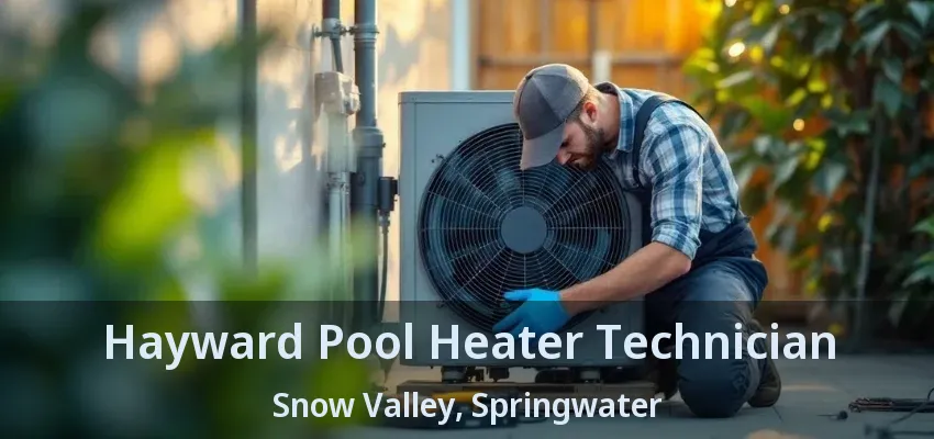 Hayward Pool Heater Technician Snow Valley, Springwater - ON Hayward Pool Heater Technician Snow Valley, Springwater - ON