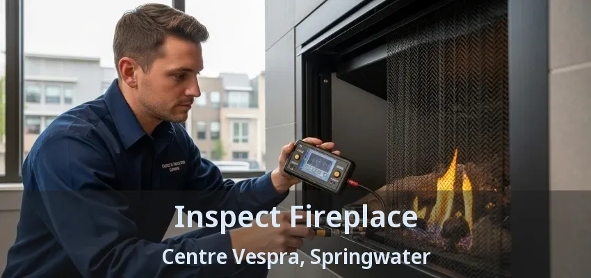 Inspect Fireplace Centre Vespra, Springwater - ON