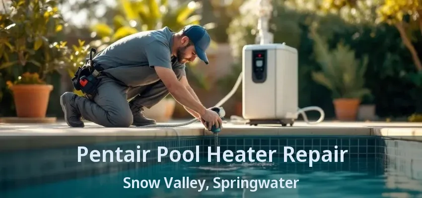 Pentair Pool Heater Repair Snow Valley, Springwater - ON Pentair Pool Heater Repair Snow Valley, Springwater - ON