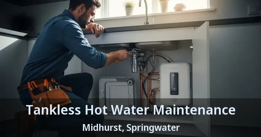 Tankless Hot Water Maintenance Midhurst, Springwater - ON