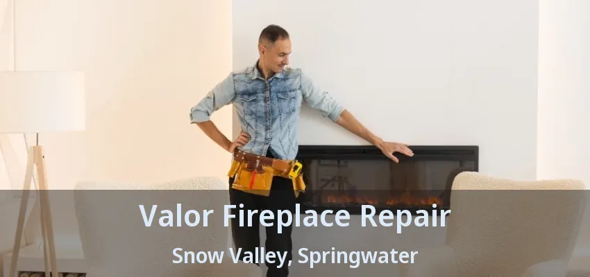 Valor Fireplace Repair Snow Valley, Springwater - ON